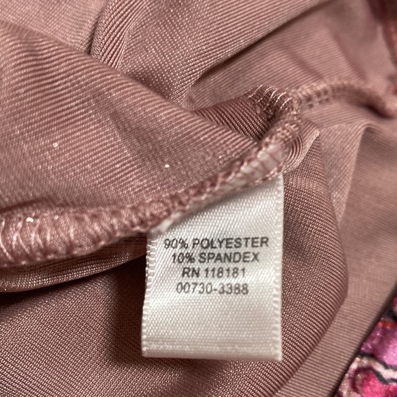 Christopher & Banks Velvet Velour Patterned Blouse - Picture 9 of 9